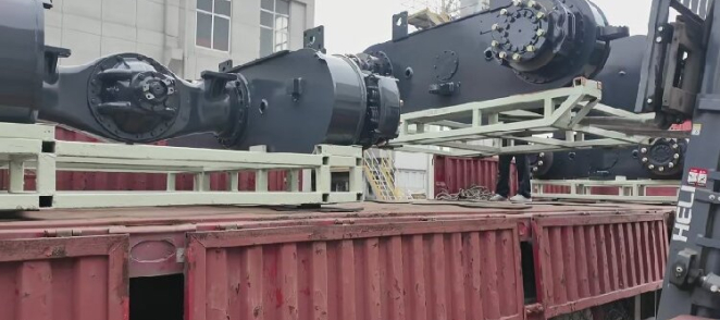 Новый Ведущий мост грейдера PY270Q прошёл сертификацию SHANTUI, комплектация отправлена | Shandong Lutong