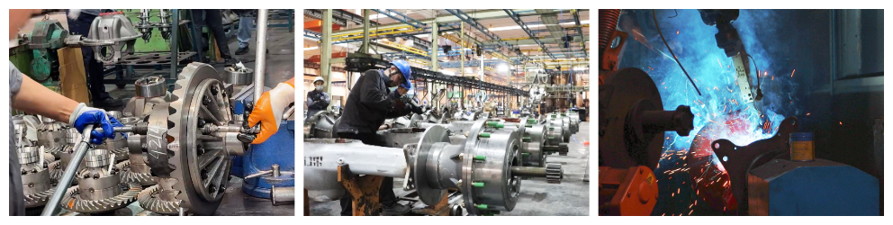 La société indienne ACE a visité Shandong Lutong pour inspecter l'essieu motorisé AC.